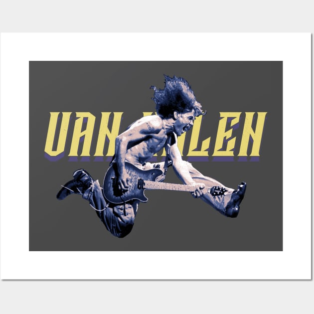 Jumping Val Halen Wall Art by Mugo Muncarsol